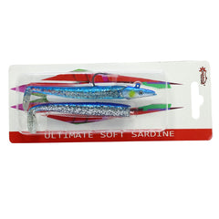 Captain Ultimate Sardine 12cm 21gr Levrek ve Barakuda Silikonu 2'li