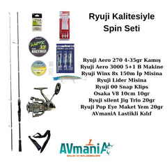 Spin Avlarınız İçin Ryuji Özel Seri Tam Set 270cm