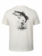 Shimano Seabass Levrek T-Shirt Ekru