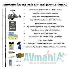 SHIMANO İLE EKSİKSİZ LRF SETİ (TAM 12 PARÇA!)
