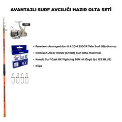 AVANTAJLI SURF AVCILIĞI HAZIR OLTA SETİ