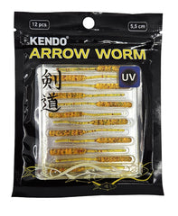 Kendo Arrow Worm LRF Silikonu 5,5 cm (12 Adet)