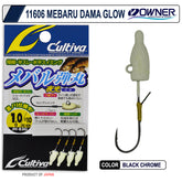 Cultiva 11606 Mebaru Dama Glow Lrf Jig head