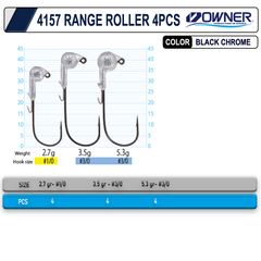 Cultiva 4157 Range Roller Jig Head 4p