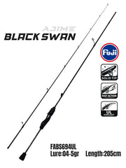 Fujin Ajime Black Swan 205cm 04-5gr Aji LRF Olta Kamışı