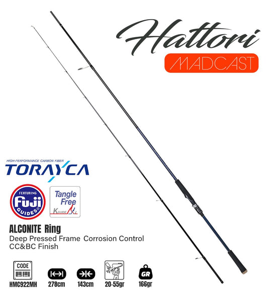 Fujin Madcast 278cm 20-55gr Spin Olta Kamışı