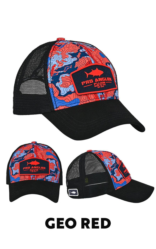 Fujin Pro Angler GEO Red Balıkçı Şapkası