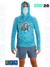 Fujin Rolla S26 Buff&Hoodie Swordfish Mint Balıkçı Giyim