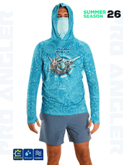 Fujin Rolla S26 Buff&Hoodie Swordfish Mint Balıkçı Giyim