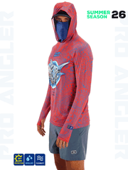 Fujin Rolla S26 Buff&Hoodie Swordfish Red Balıkçı Giyim