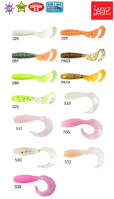 Lucky John Micro Grub 1'' (2.5 cm) Lrf Silikon Yem 15P