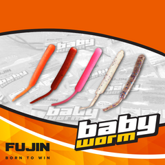 Fujin Baby Worm 5.2 cm Floating LRF Silikon Yem