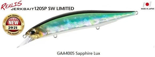 DUO Realis Jerkbait 120SP SW GAA4005 Sapphire Lux