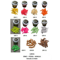 Renat Baits Larva Alabalık Silikonu Peynir Kokulu Yüzen