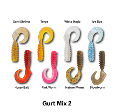 Hanfish Gurt 4.5cm Lrf Silikon Yem Mix Paket