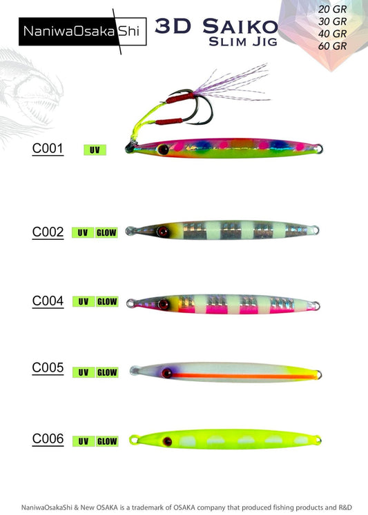 NaniwaOsaka Shi 3D Saiko Slim Jig