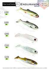 NaniwaOsaka Shi Endurande Shad 70mm Silikon Yem