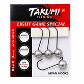TAKUMI JİGHEAD LRF NİCKEL 4 LÜ PAKET