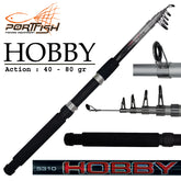 Portfish Hobby Teleskopik Fiber Olta Kamışı 40-80 gr