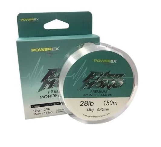 Powerex Pulse 150m. 0,30mm. 6.08kg. Carbon Monofilament Misina