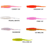 Ryuji Rock Worm 4cm Kokulu Silikon Yem (12 adet)