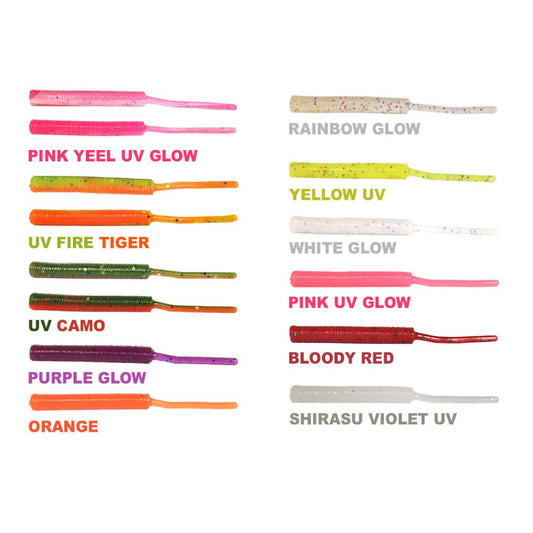 Ryuji Tiny Worm TPR 5CM, 18AD Lrf Silikon Yem