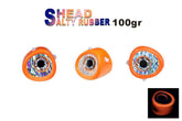 Fujin Salty Rubber Head 100gr Kafa 05 Orange 3D Eye