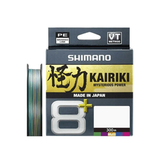 Shimano Kairiki 8+ 300 mt Multi Color İp Misina