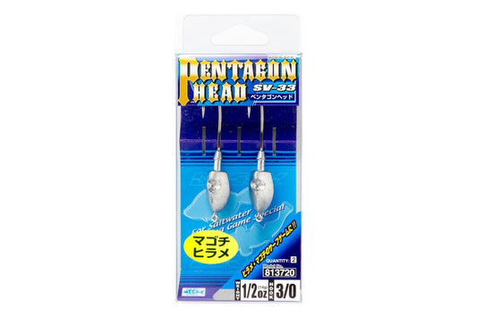 DECOY SV-33 Pentagon Head Jig Head