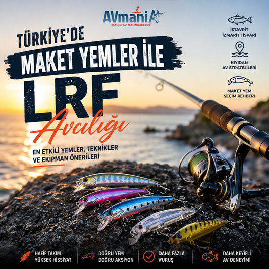 Maket Yemler ile LRF Avcılığı | En Etkili Yemler ve Teknikler