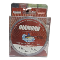 Bauer Diamond 0,35m 340mt fluorocarbon Coated Misina