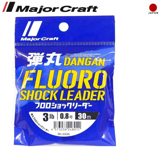 MC Dangan Fluoro Shock Leader DFL-0.8/0.145mm./3Lb/1.9kg/30mt.