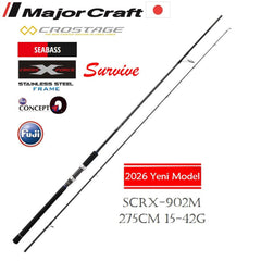 Major Craft Crostage Survive Seabass New 275cm 15-42g Spin Olta Kamışı