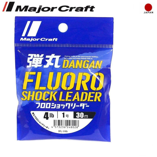 MC Dangan Fluoro Shock Leader DFL-1/0.165mm/4Lb/2.4kg./30mt.