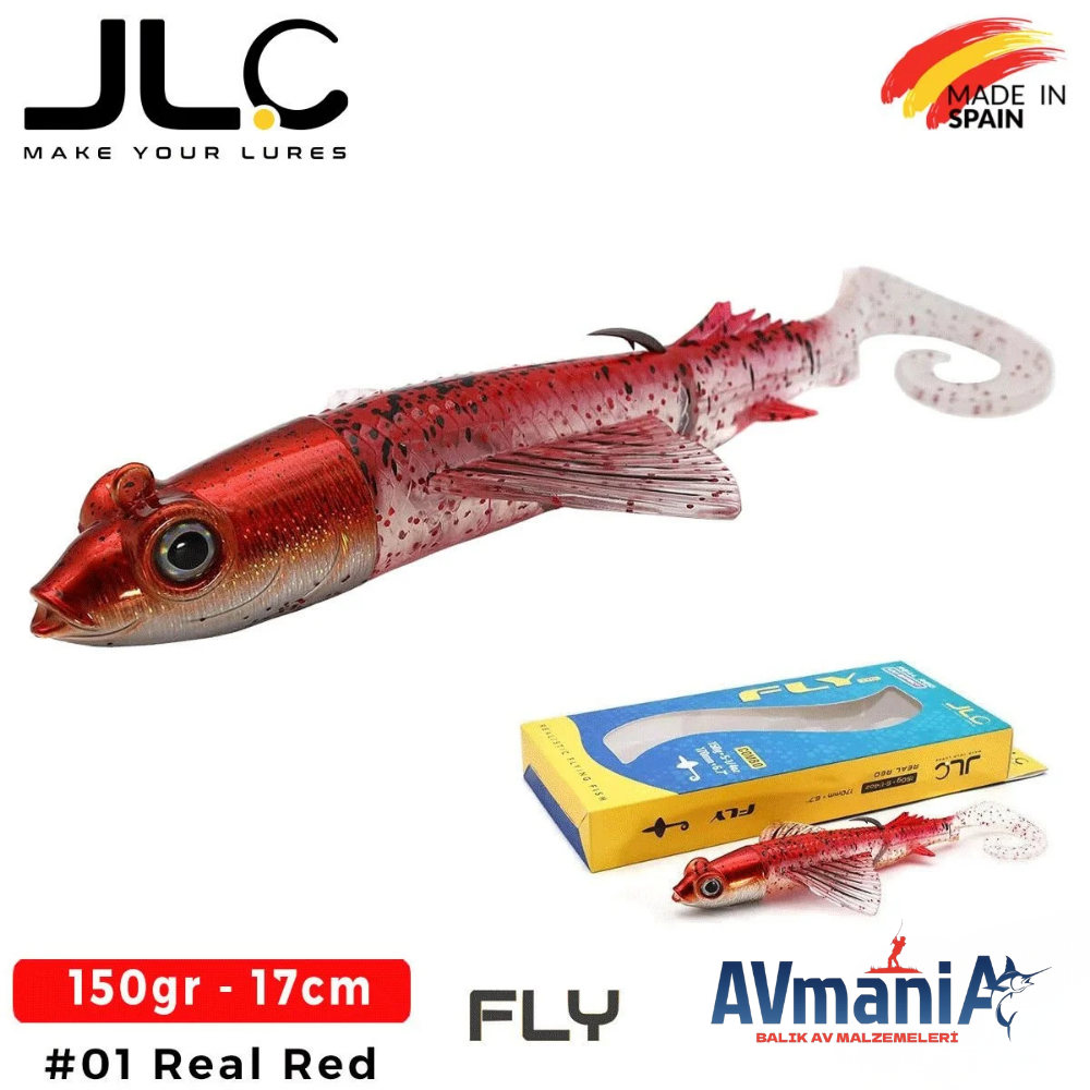 JLC Fly 150gr. #2 Real Red Silikon Yem