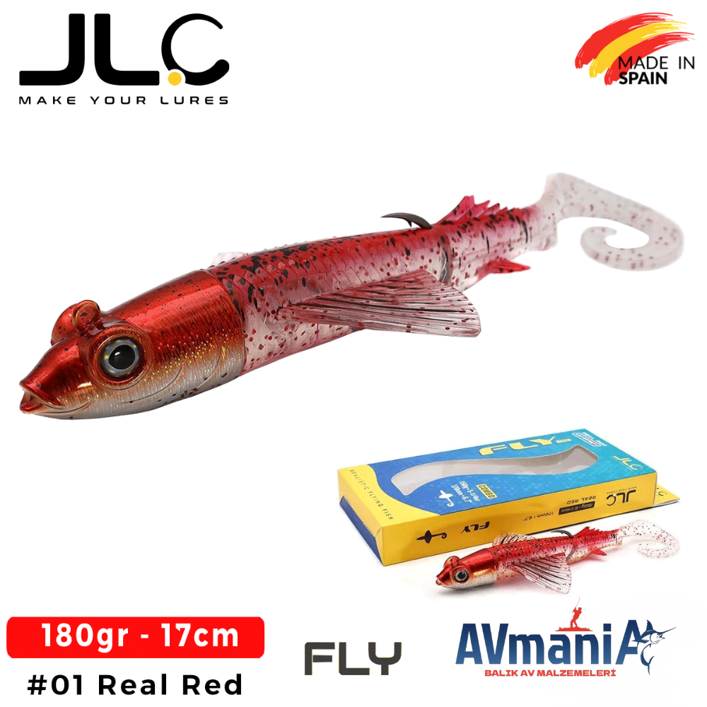 JLC Fly 180gr. #2 Real Red Silikon Yem