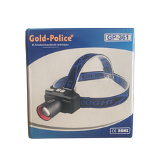 Gold Police GP-361 Zoomlu Şarjlı Kafa Lambası