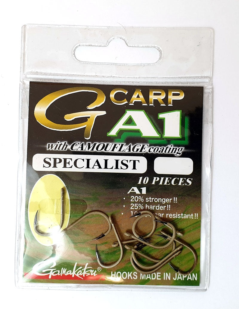 Gamakatsu A1 G-Carp Camou Green Specialist No: 6