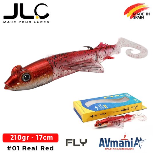 JLC Fly 210gr. #2 Real Red Silikon Yem