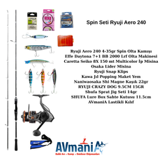 Spin Avlarınız İçin Ryuji-Daytona Tam Set 240cm