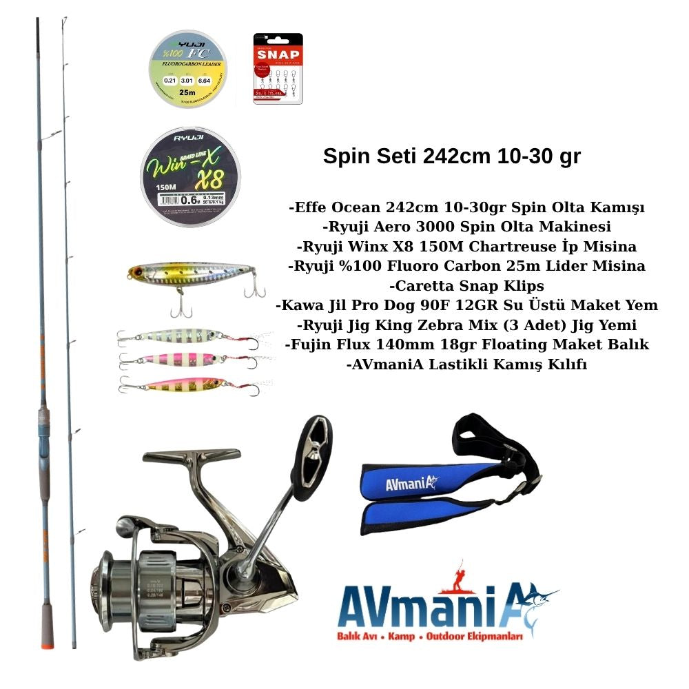 Yeni Spin Seti 242cm 10-30gr