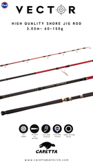 Caretta Vector 3.05 m 60-150 g Shore Jig Olta Kamışı