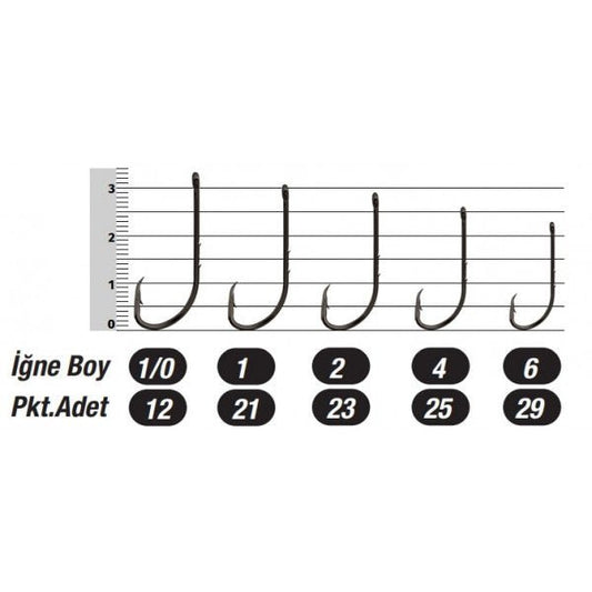 Japanese Bait Holder Carbon İğne 4340