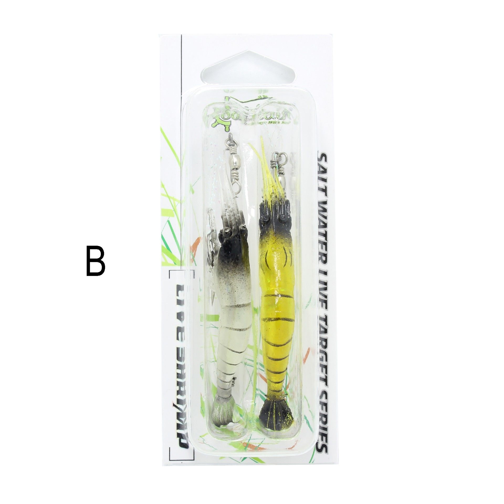 Captain 3063 Silikon Karides Takım 10cm Suni Yem 2'li Set