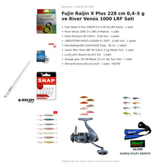 Fujin Raijin X Plus 228 cm 0,4–5 g ve River Venüs 1000 LRF Seti — kamış koruma kılıfı hediyeli
