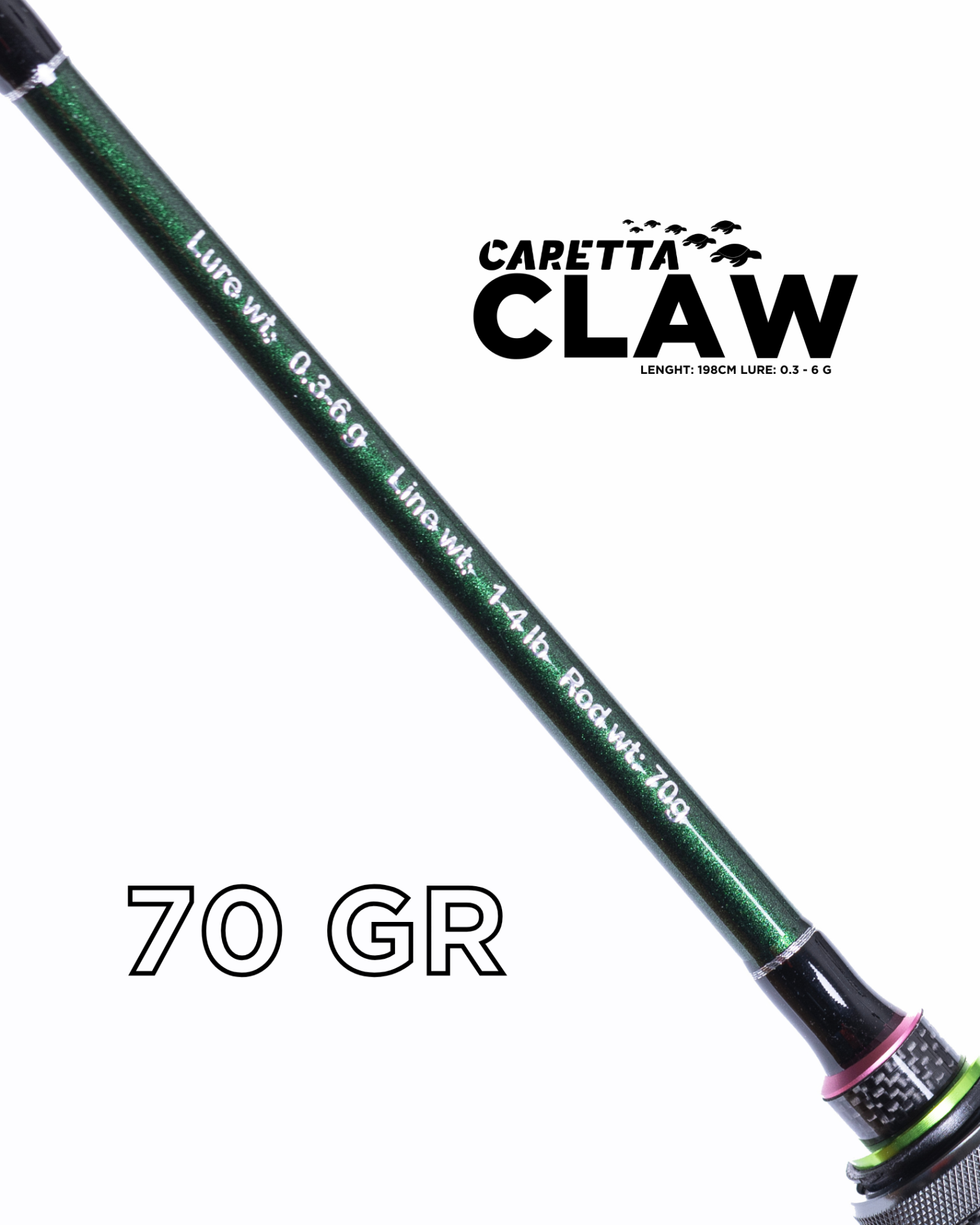 Caretta Claw 1.98m 03-6gr Aji Lrf Olta Kamışı