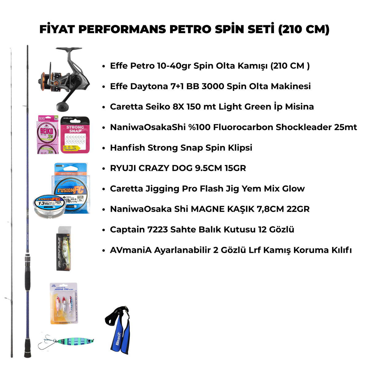 FİYAT PERFORMANS PETRO SPİN SETİ (210 CM)