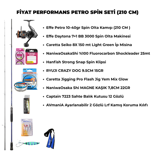 FİYAT PERFORMANS PETRO SPİN SETİ (210 CM)