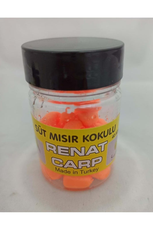 Renat Carp Süt Misir Kokulu Silikon Yem Turuncu