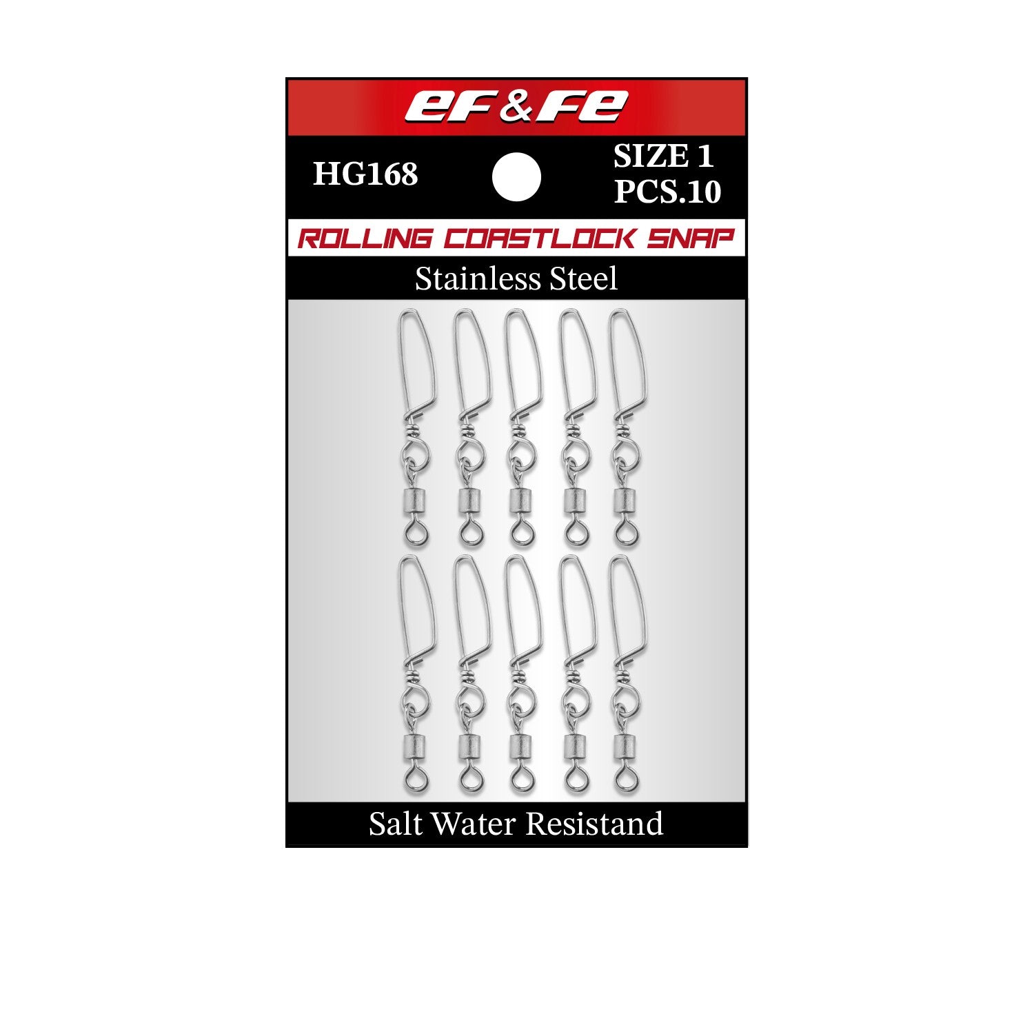 Effe Rolling Swivel Coastlock Fırdöndülü Klips Snap